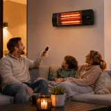 Ardonat Ardonat Halogen Black Pro 2000W 5 Kademeli Uzaktan Kumandalı Duvar Tipi Dış Mekân Isıtıcı ürün görseli — görsel 4