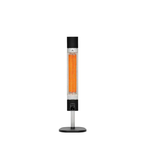 Renato R-3001 2500W dikey karbon ısıtıcı, rezistans çalışırken önden