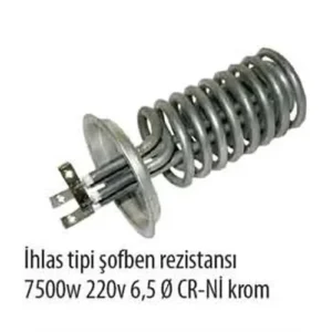 İhlas Tipi Sofben Rezistansı 7500W 220V 8.5 Ø Cr-Ni - Görsel 1