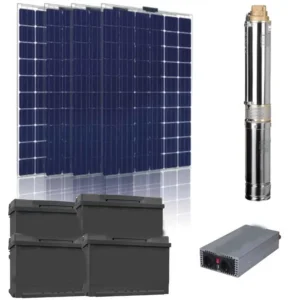 Sumak 4SDM310 SLR - 4" Paslanmaz Dalgıç Pompalı Solar Sulama Sistemi - Görsel 1