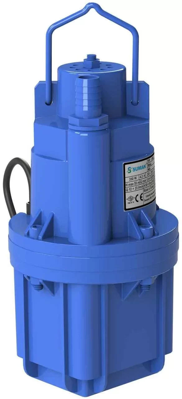 Sumak SD4 30 m kablolu elektromanyetik dalgıç pompa titreşimli sessiz çalışma