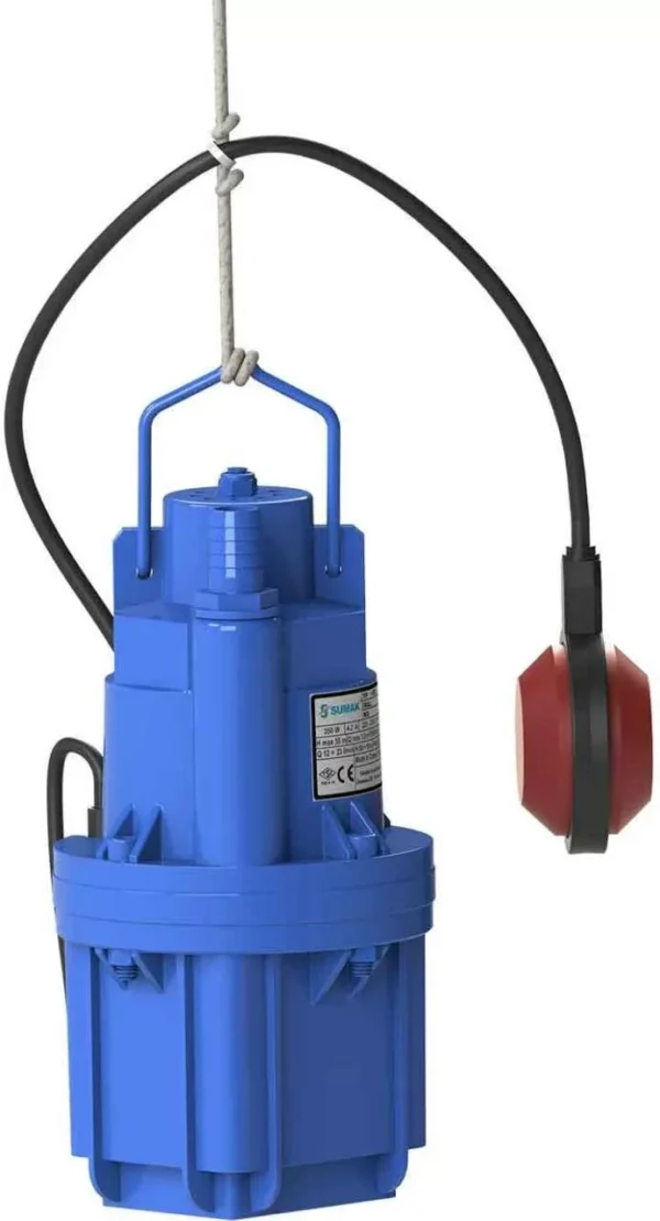 Sumak SDF3 40 m kablolu flatörlü elektromanyetik dalgıç pompa 700 W titreşimli